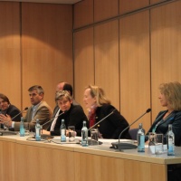 Das erste VDR-Podium auf der denkmal im Novmeber 2014