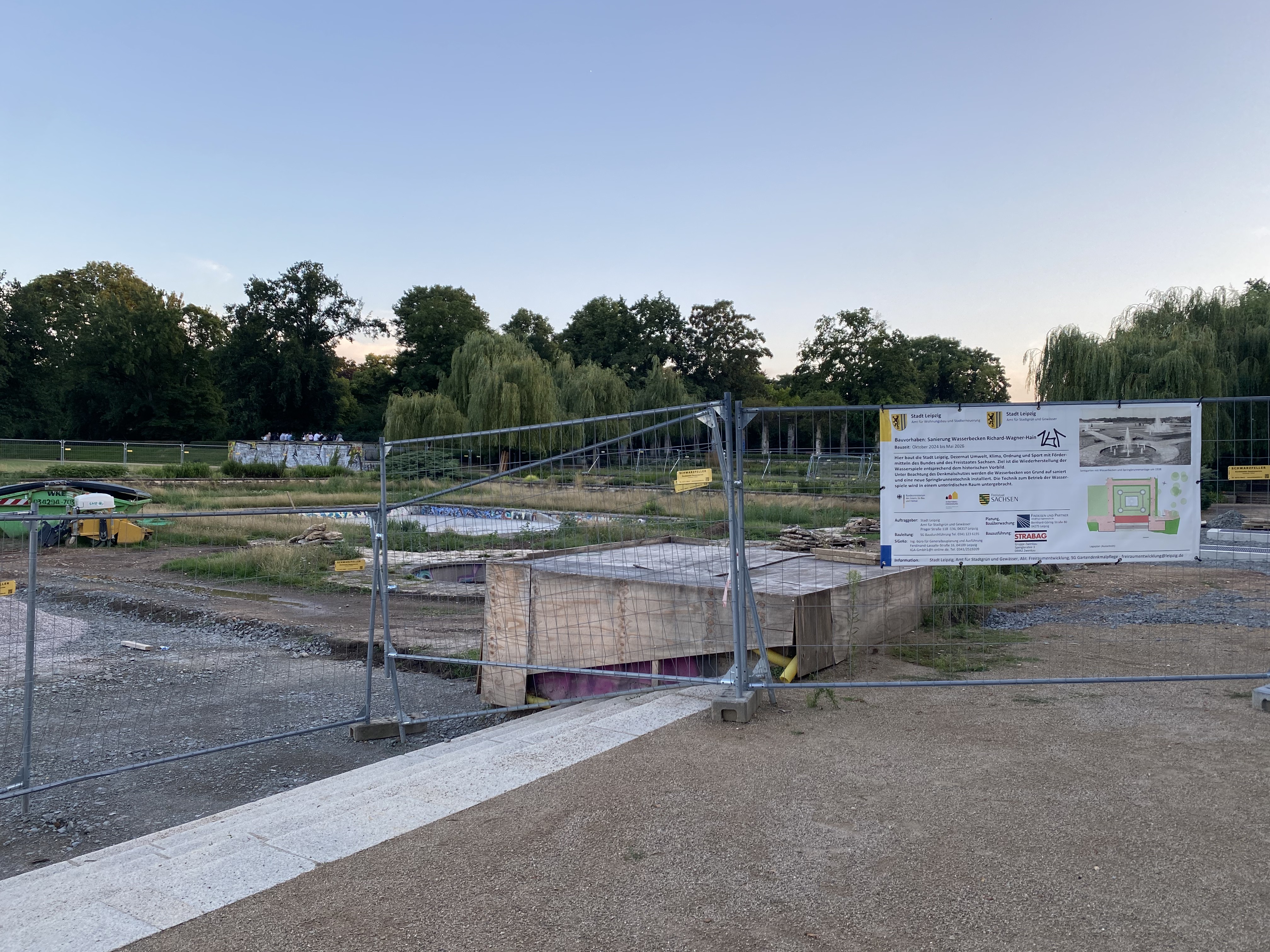 Information der Stadt über die gegenwärtigen Sanierungsmaßnahmen