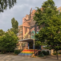 Die 100. Schule auf der Miltitzer Allee in Lausen-Grünau