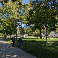 Impressionen vom preisgekrönten Lene-Voigt-Park neben dem Bildungscampus, No. 1